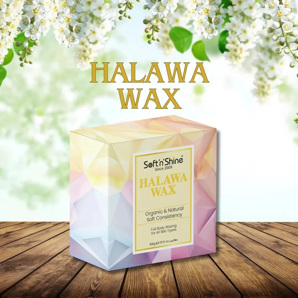 Soft & Shine Halawa Wax Tin Packaging 300 GM