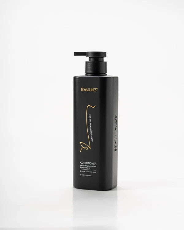 Royallines Moisture Repair Conditioner 500 ML Keratin & Hyaluronic Acid for Dry & Damaged Hair