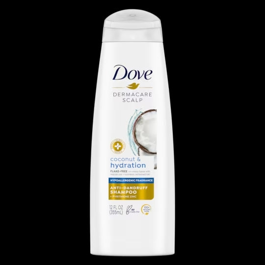 Dove Derma Care Scalp Coconut and Hydration Anti-Dandruff Shampoo 355ML