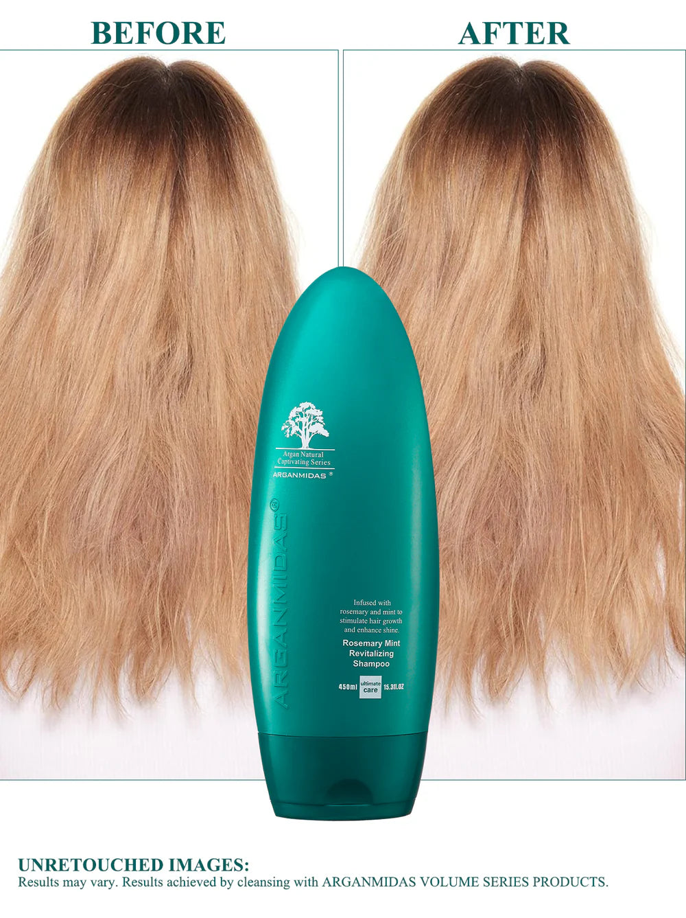 Arganmidas Rosemary Mint Revitalizing Shampoo 450 ML