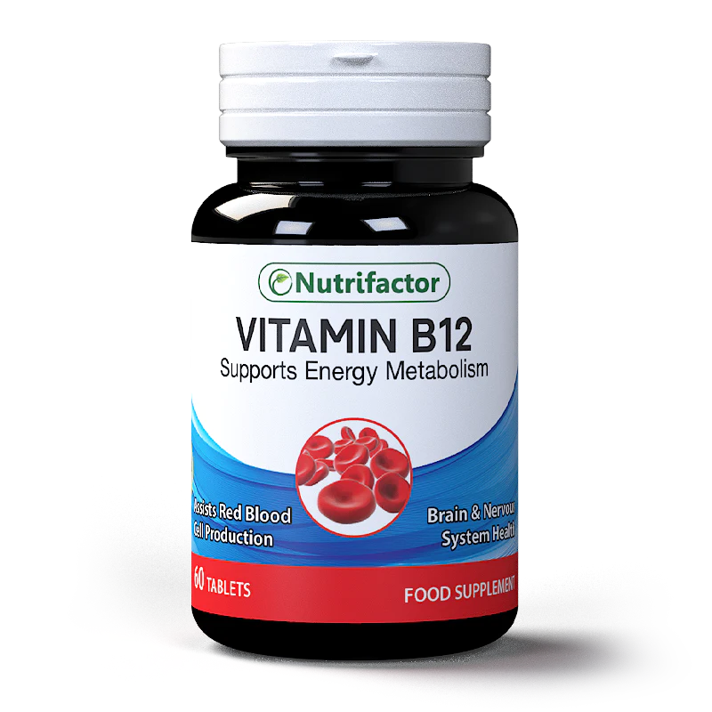 Nutrifactor Vitamin B12 Supports Energy Metabolism 60 Tab