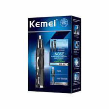 Kemei KM-6673 2in 1 men's facial shaver nose trimmer -
