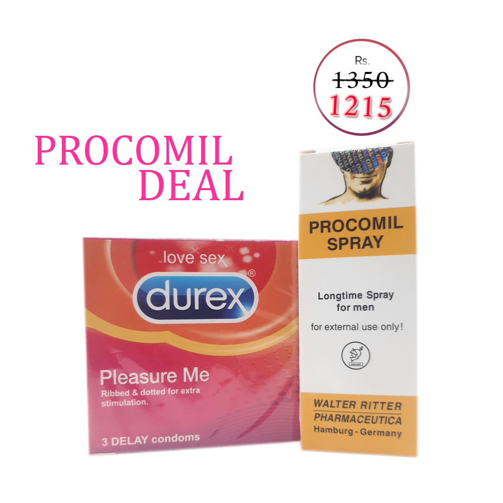 Procomil Delay Spray with Durex Condom