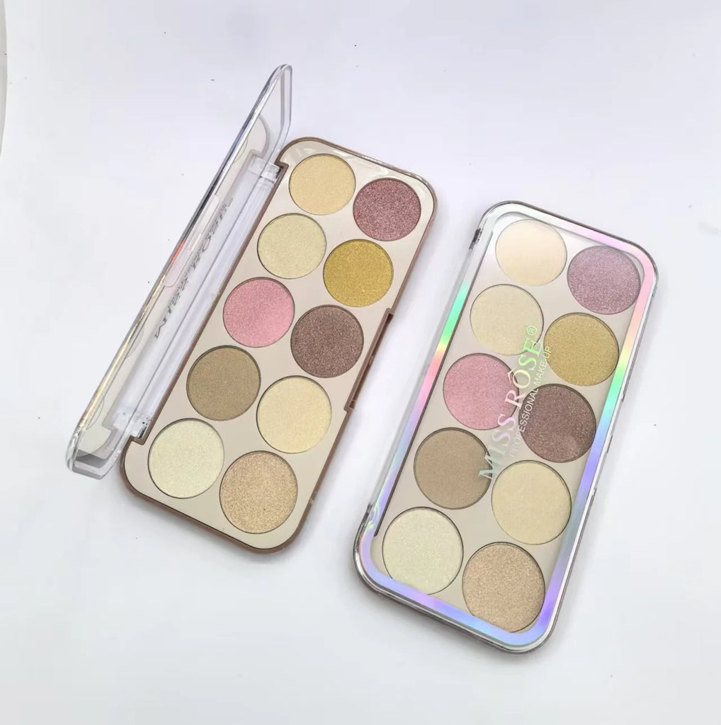 Miss Rose 10 Color Heaven's Hue Highlighter