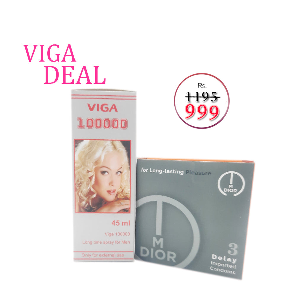 Viga Spray with M-Dior Condom