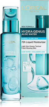 L'Oreal Paris Hydra Genius Hyaluronic Acid Moisturizer For Normal To dry Skin 70 ML
