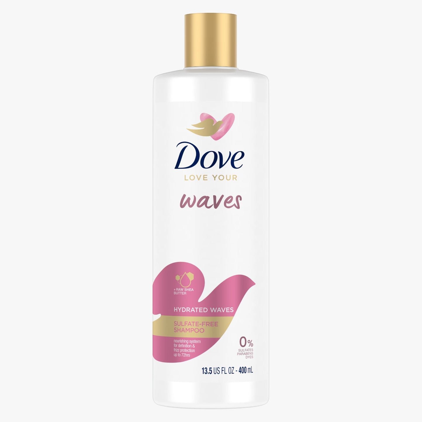 Dove Love Your Waves Hydrated Waves Sulfate Free Shampoo 400 ML