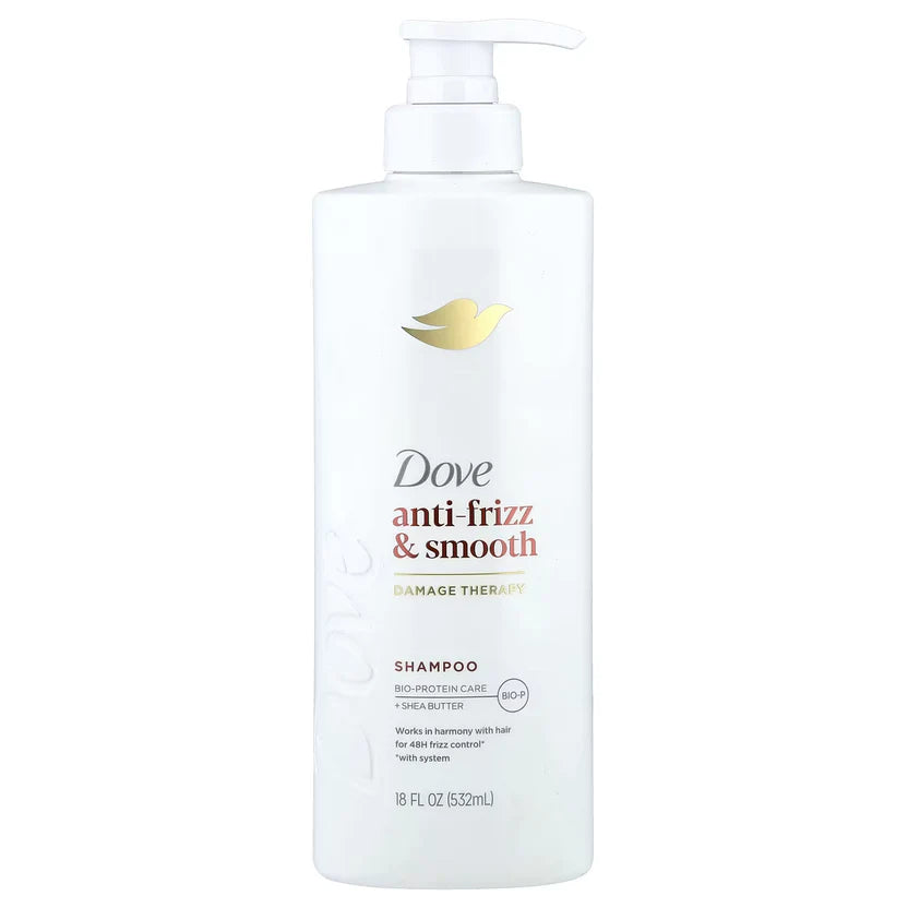 Dove Anti-Frizz & Smooth Damage Therapy Shampoo 532 ML