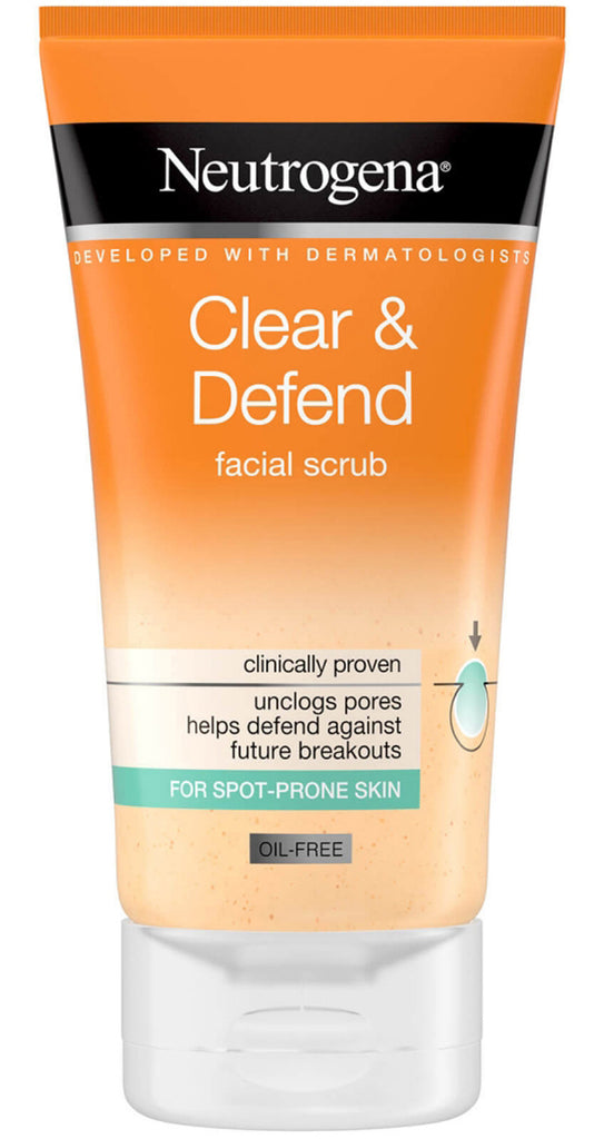 Neutrogena clear & Defend Facial Scrub