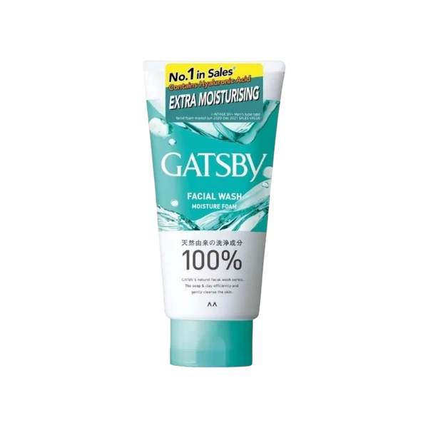 Gatsby Facial Wash Moisture Foam 130 GM