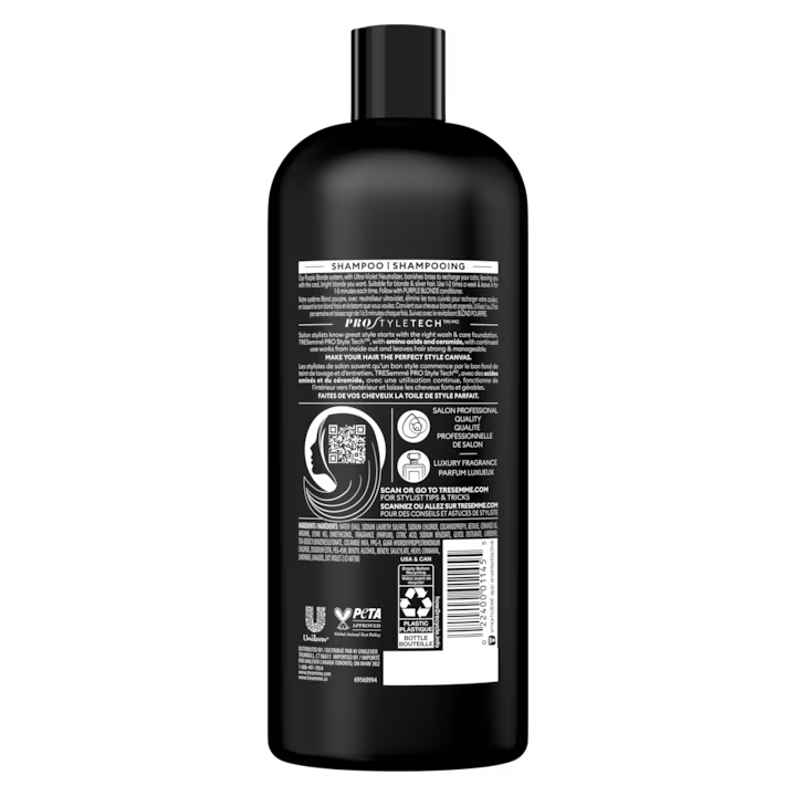 TRESemmé Purple Blonde For Neutralizing Brassy Tones Shampoo 828 ML