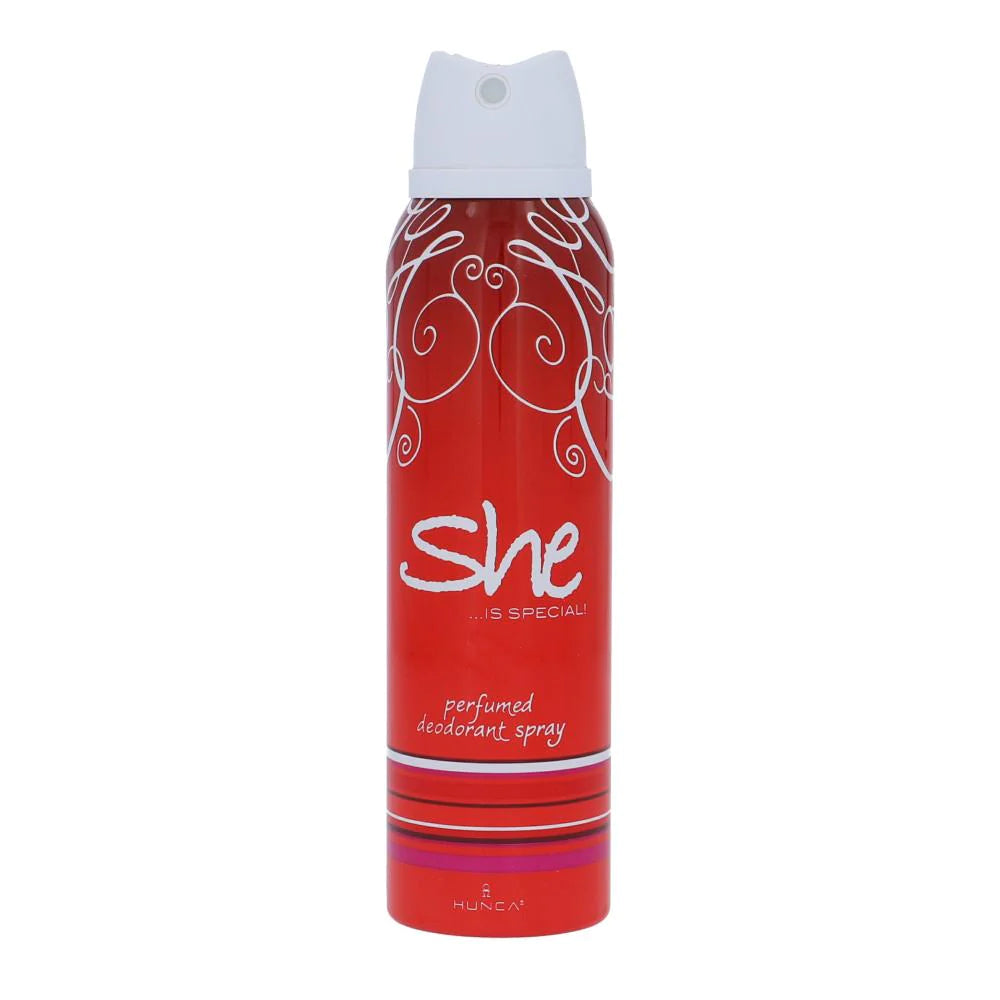 She Is Special! Red Perfumed Deodorant Spray For Women 150 ML
