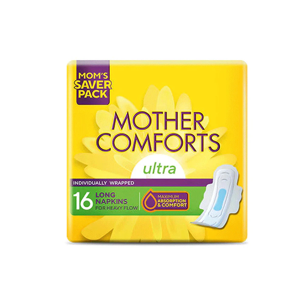 Mother Comforts Ultra Sanitary Pads Long 16 Pcs