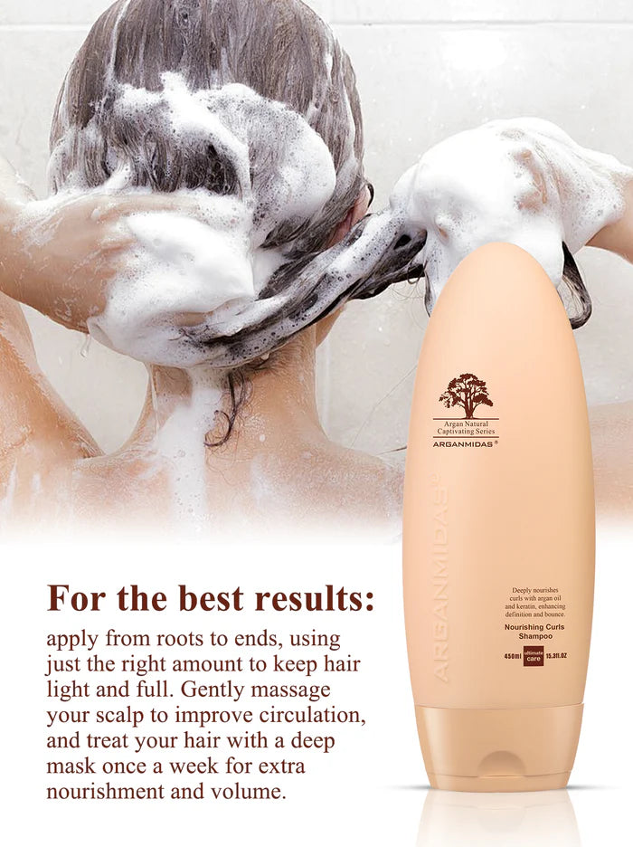 Arganmidas Nourishing Curls Shampoo 450 ML