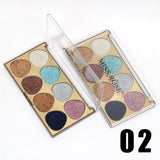 Miss Rose 8 Color Glitter Eye Shadow