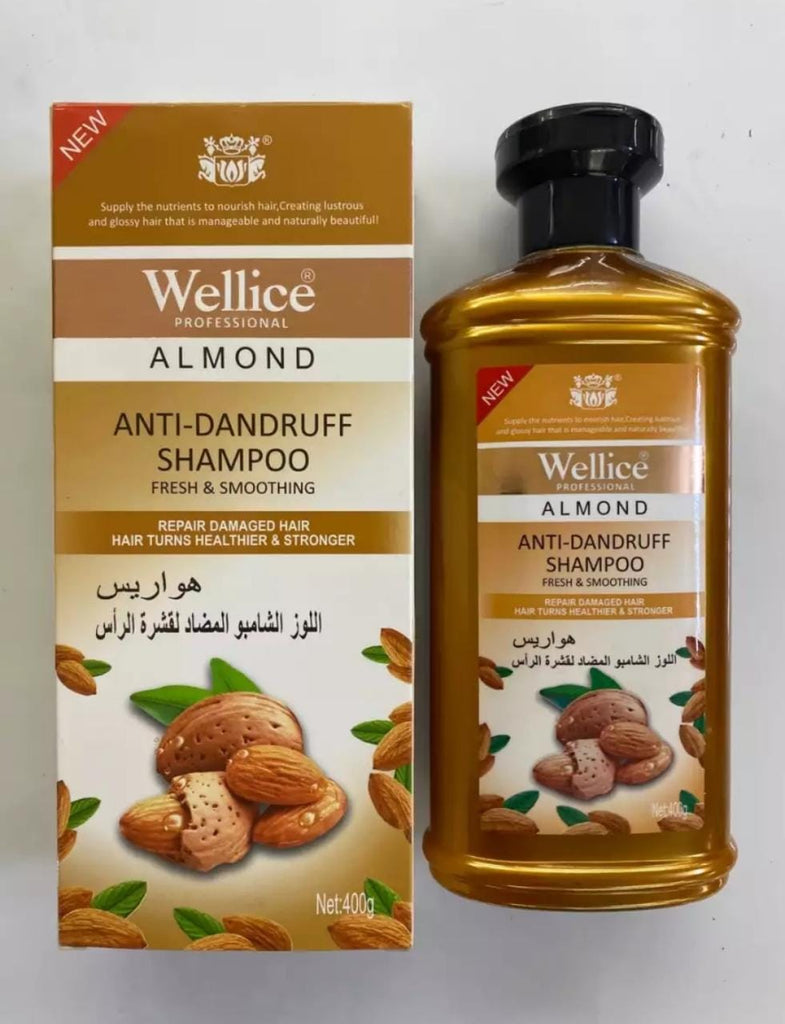 Wellice Professional Almond Anti-Dandruff Shampoo  400 ML