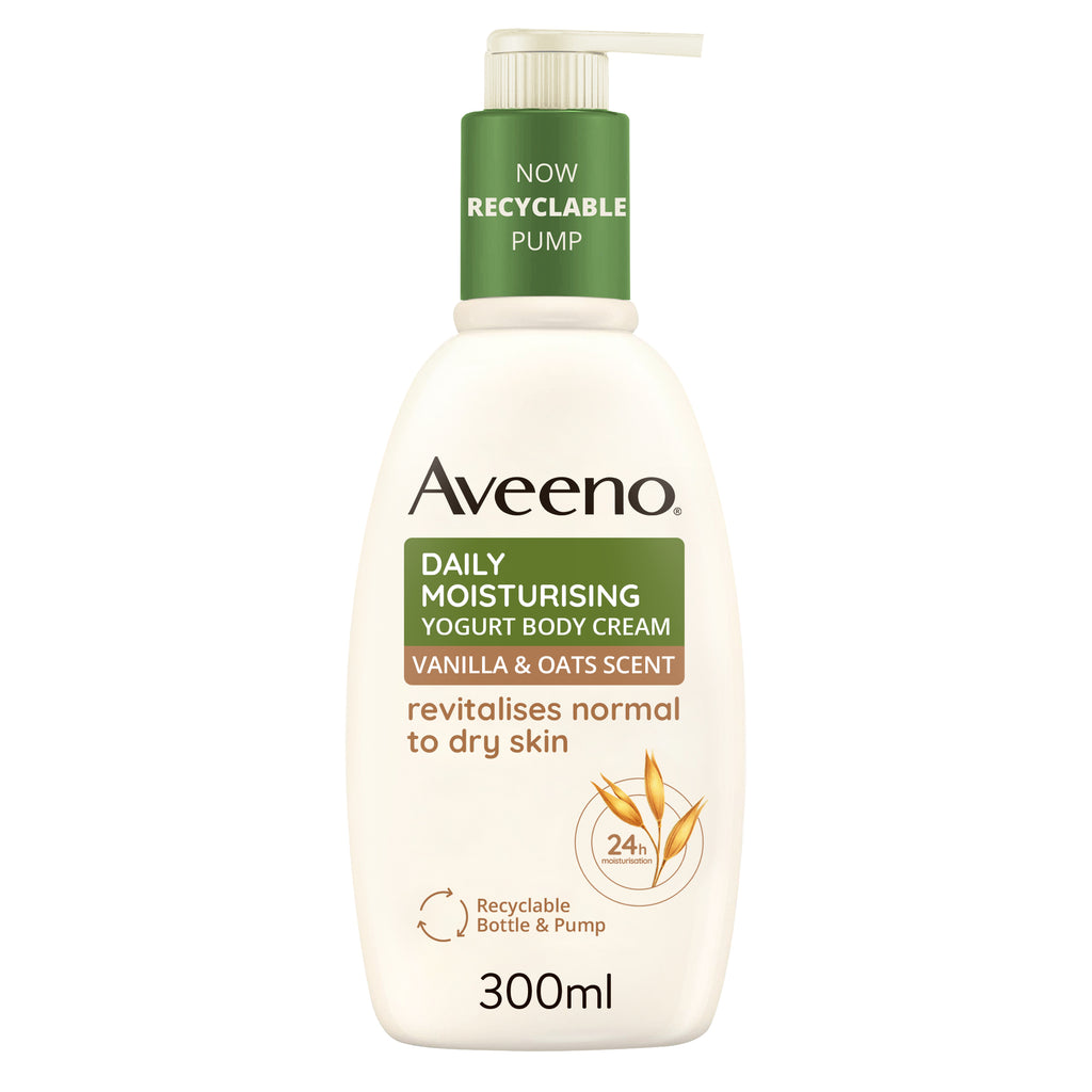 Aveeno Daily Moisturising Yogurt Body Cream Vanilla & Oat  300 ML