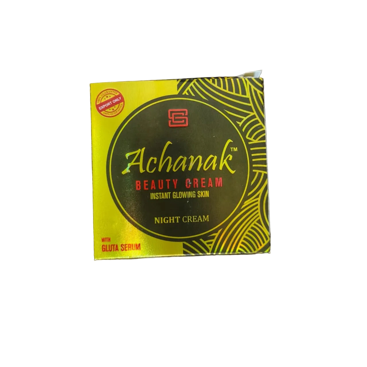 Achanak Beauty Cream With Gluta Serum Night Cream