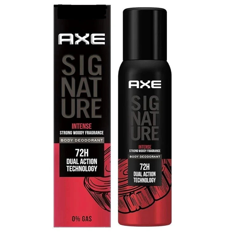 Axe Signature Intense Long Lasting No Gas Body Deodorant For Men 122 ML