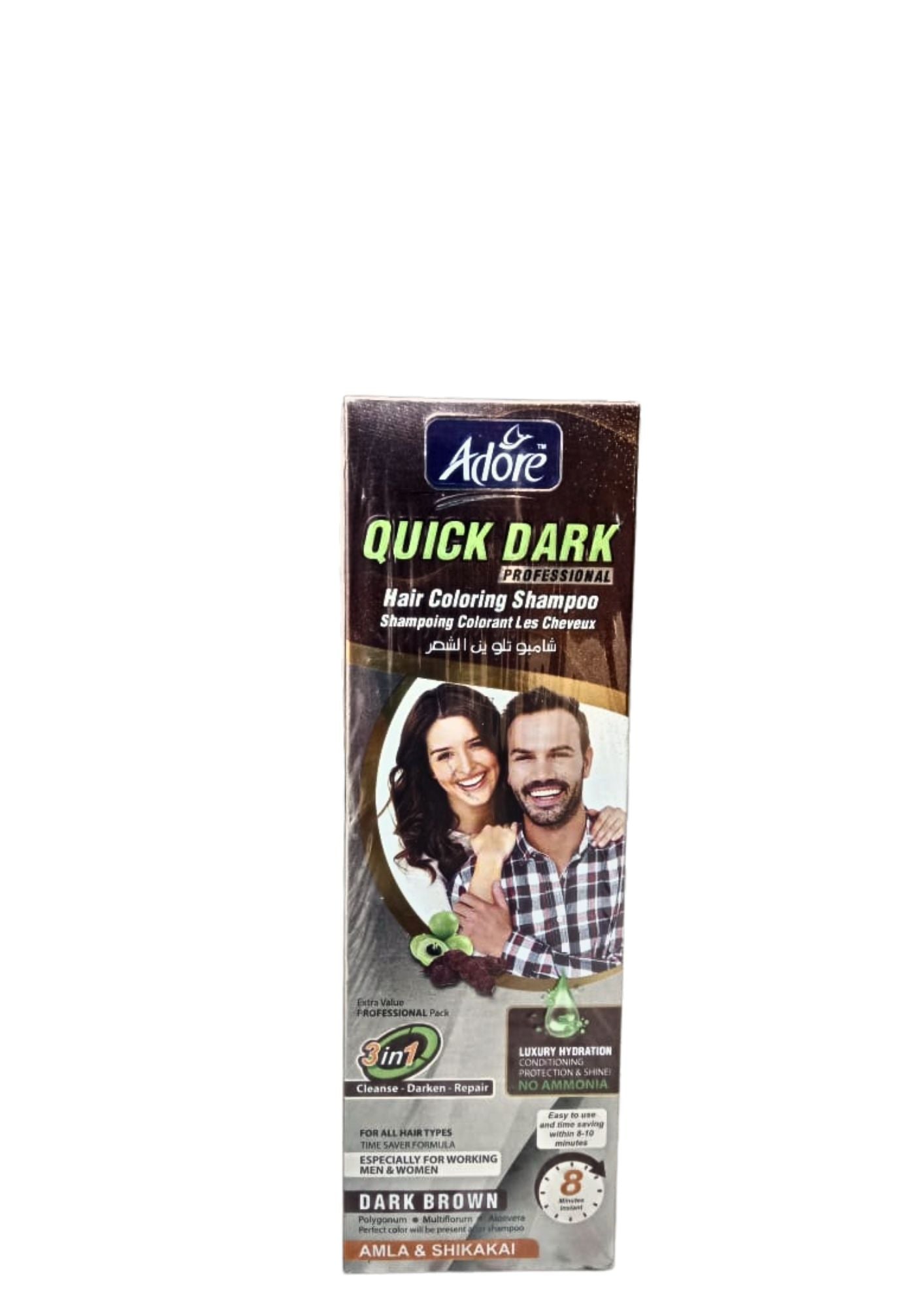 Adore Quick Dark Hair Coloring Shampoo 200 ML