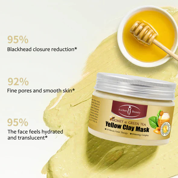Aichun Beauty Green Tea & Yellow Clay Mask 150 GM