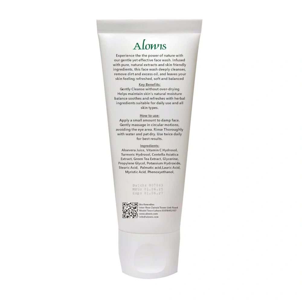 Alowis Organic Aloe Vera Vitamin C Face Wash 100 ML