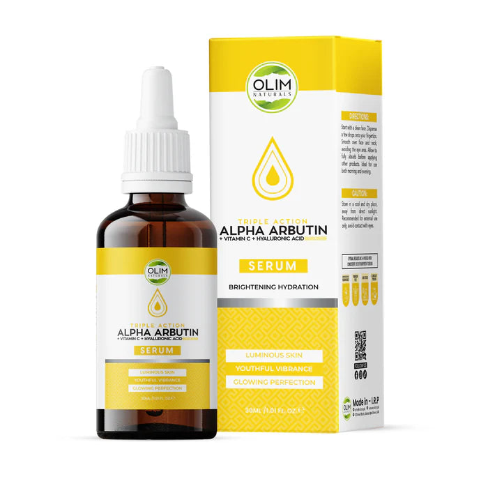 Olim Alpha Arbutin 2% + Vitamin C 10% + Hyaluronic Acid Serum 2% Serum 30 ML