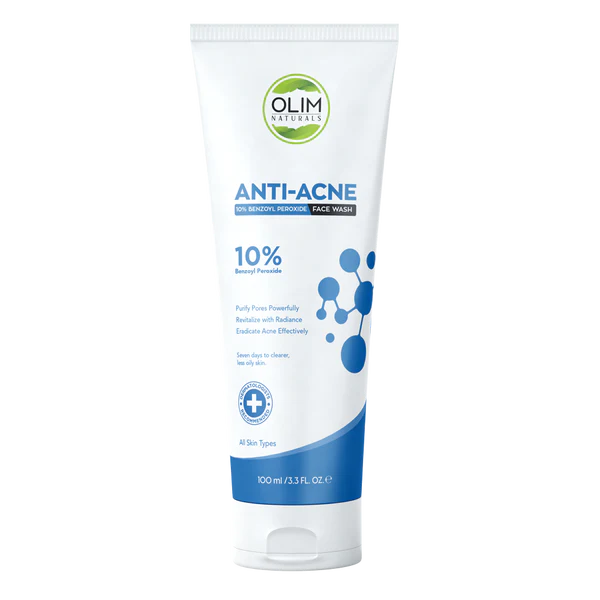 Olim Benzoyl Peroxide 10% Facewash