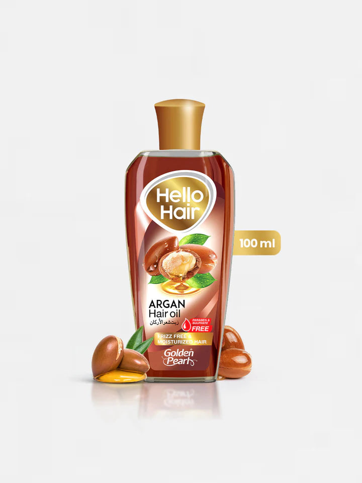 Golden Pearl Hello Hair Argan Hair Oil