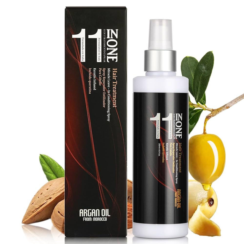 Argan Oil 11 in One Hair Treatment Miracle Leave In Conditioning Spray 250 ML