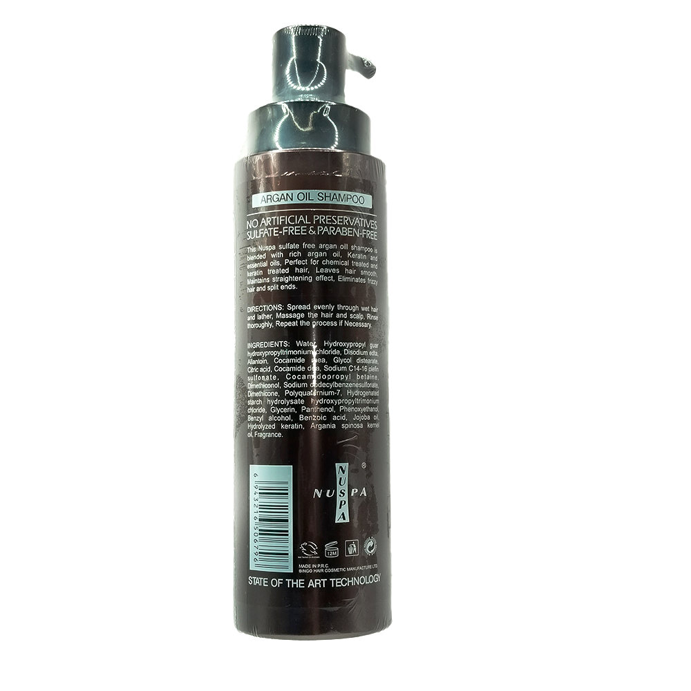 Argan Oil Sulfate Free Shampoo 400 ML