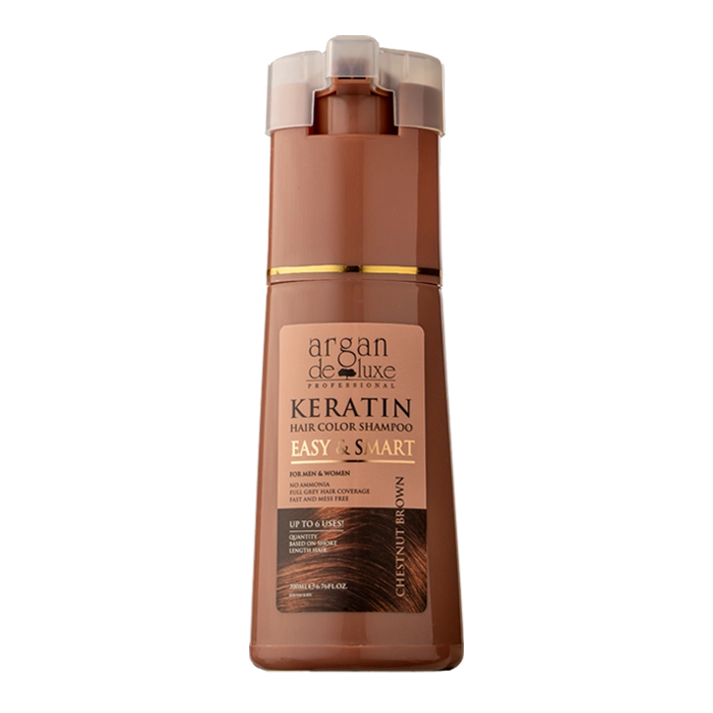 Argan de Luxe Keratin Hair Color Shampoo 200 ML