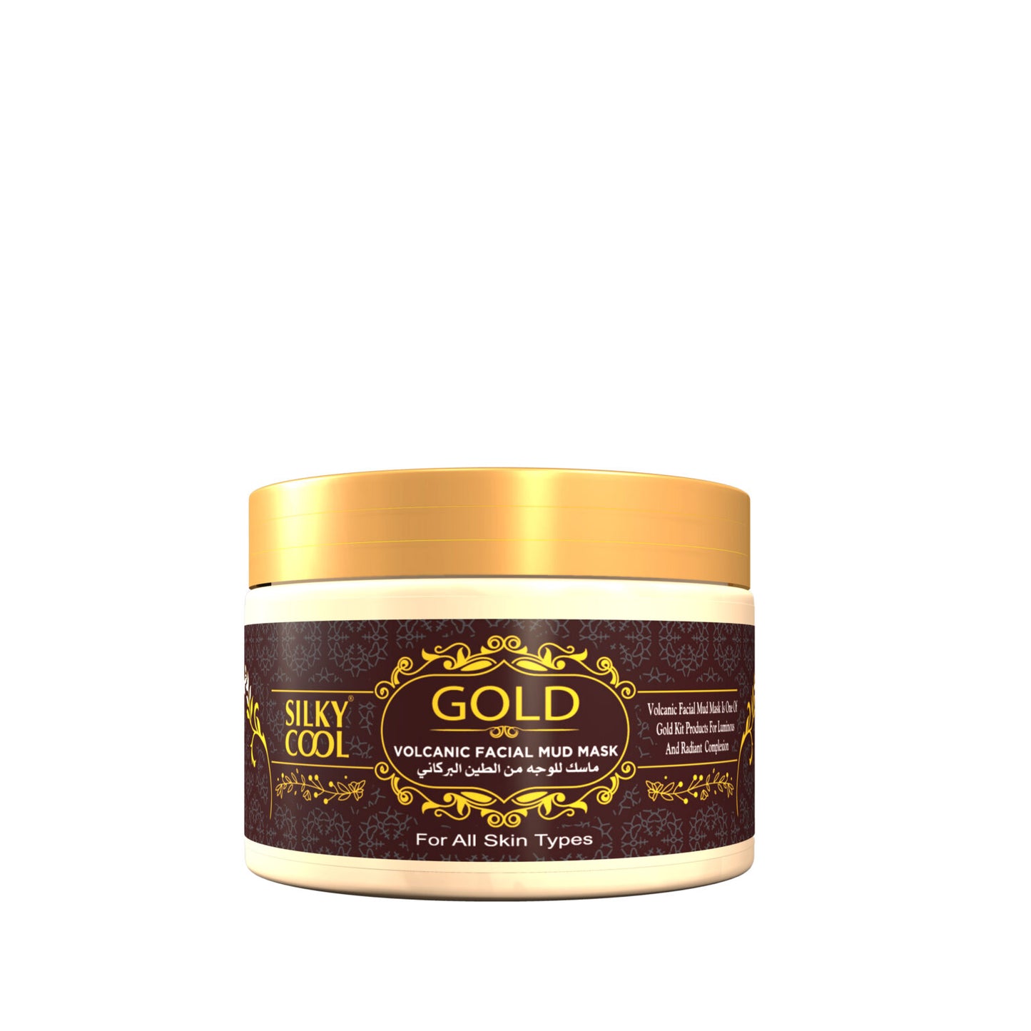 Silky Cool Gold Facial Volcanic Mud Mask 350 ML
