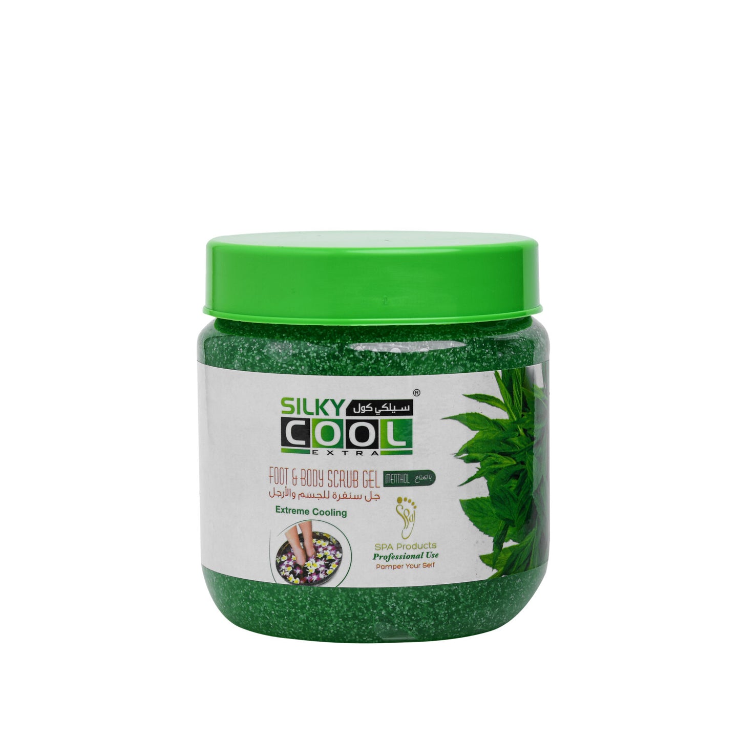Silky Cool Foot & Body Scrub Gel-Mint 500 ML