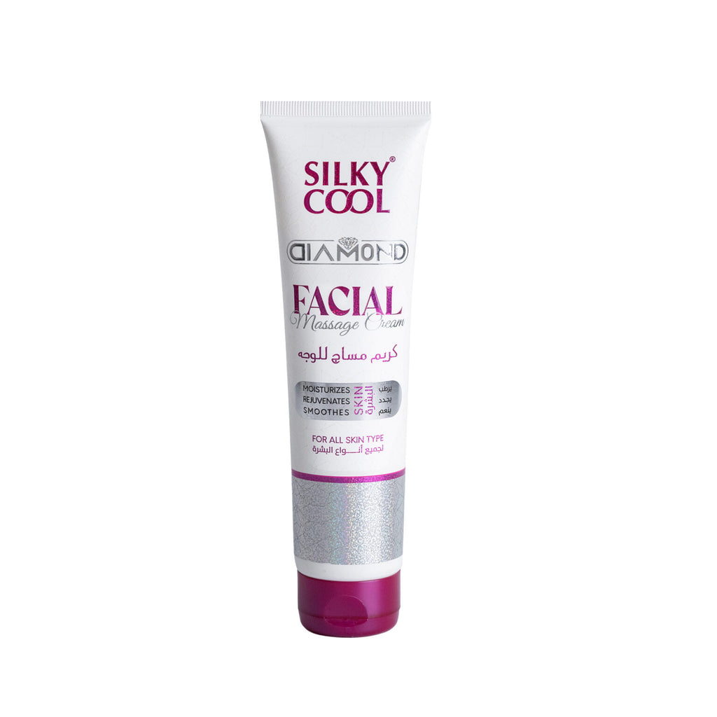 Silky Cool Diamond Facial Massage Cream 140 ML