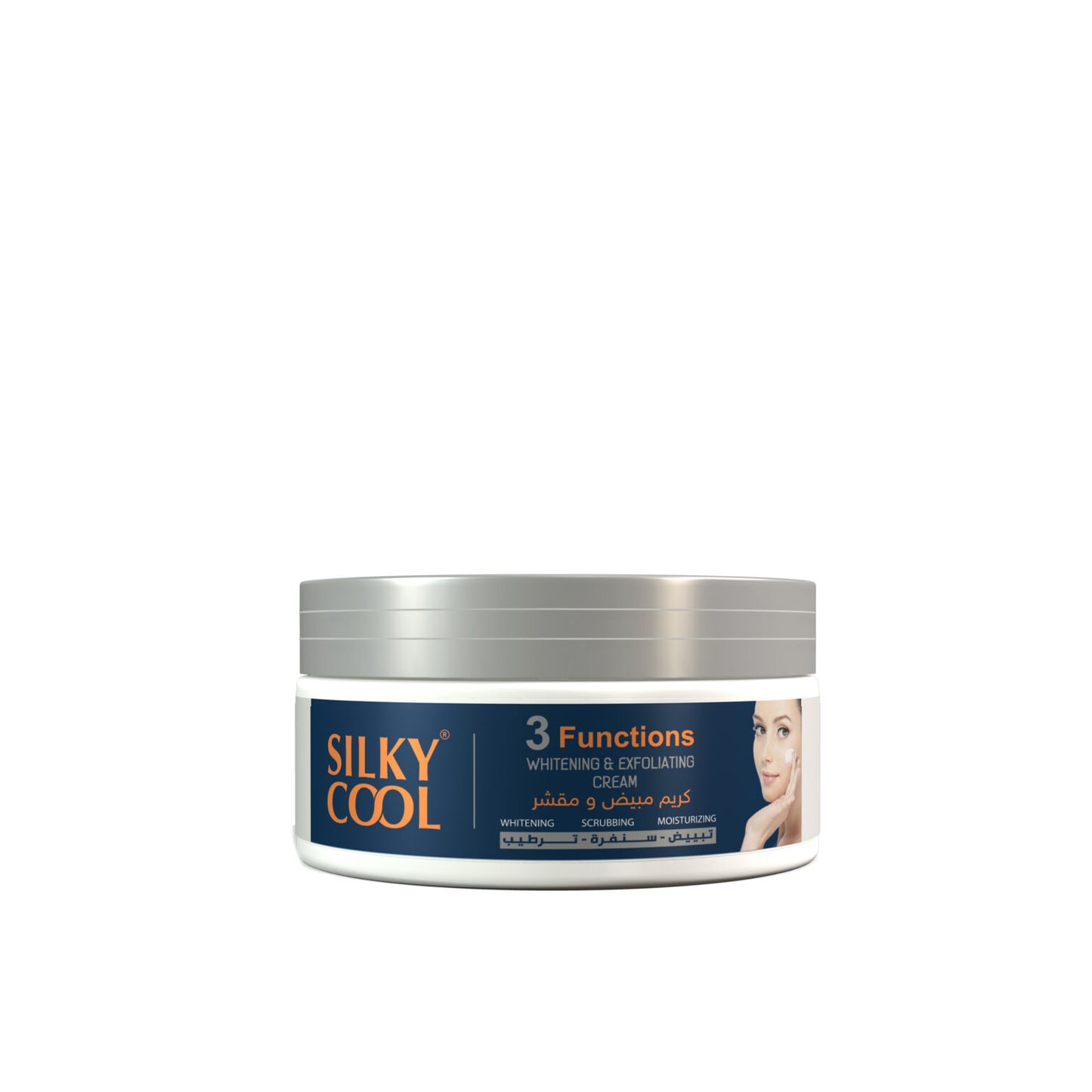 Silky Cool 3 in 1 Whitening & Exfoliating Cream 200 ML