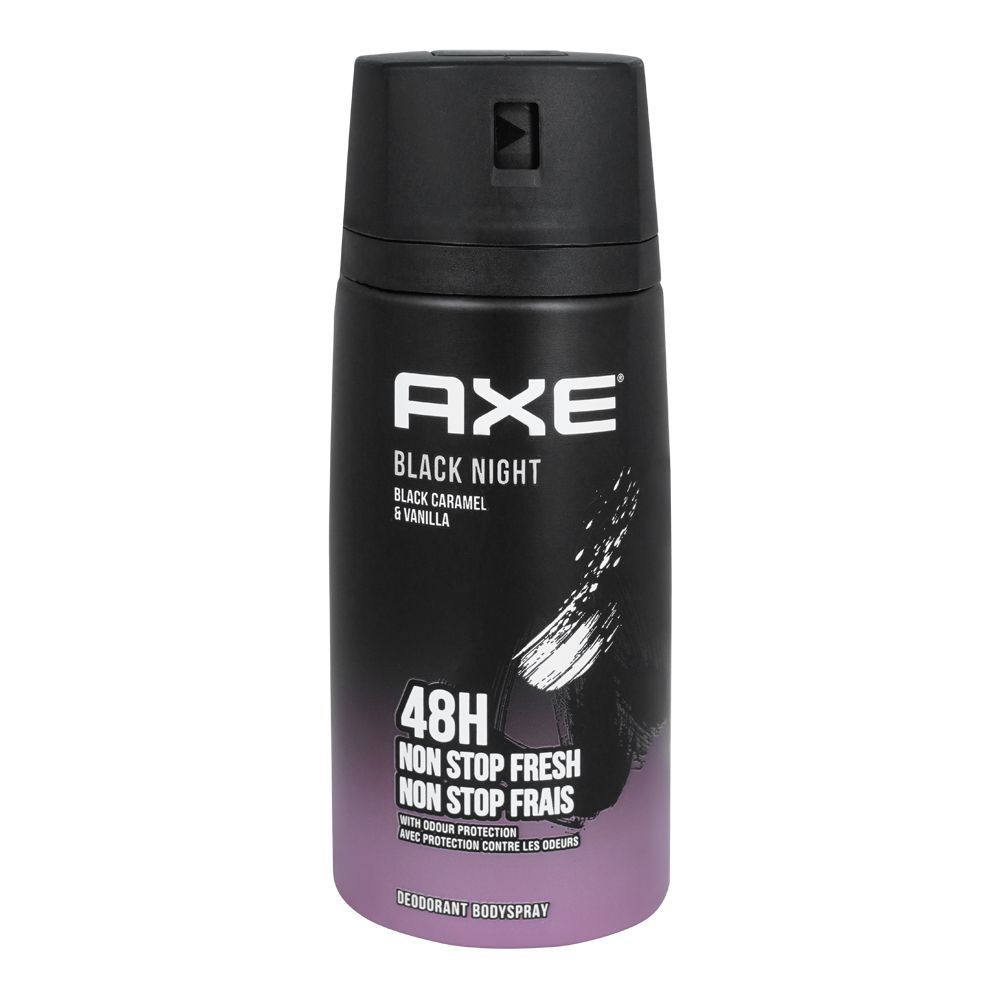 Axe Black Night Black Caramel & Vanilla 48H Non-Stop Fresh Deodorant Body Spray 150 ML