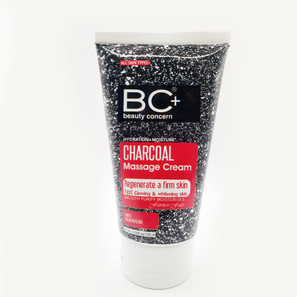 BC+ Charcoal Massage Cream Regenerate Firm Skin 120 ML