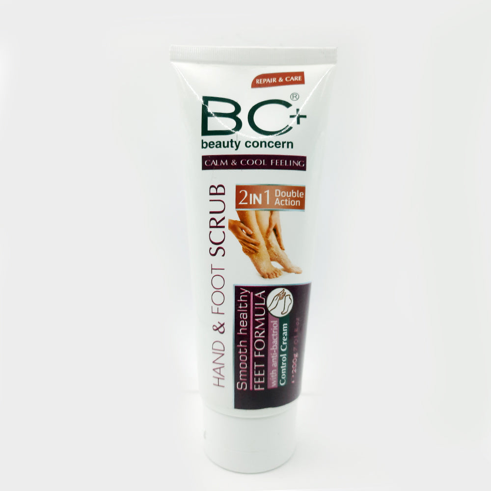 BC+ Hand & Foot 2 in 1 Double Action Scrub 200 GM