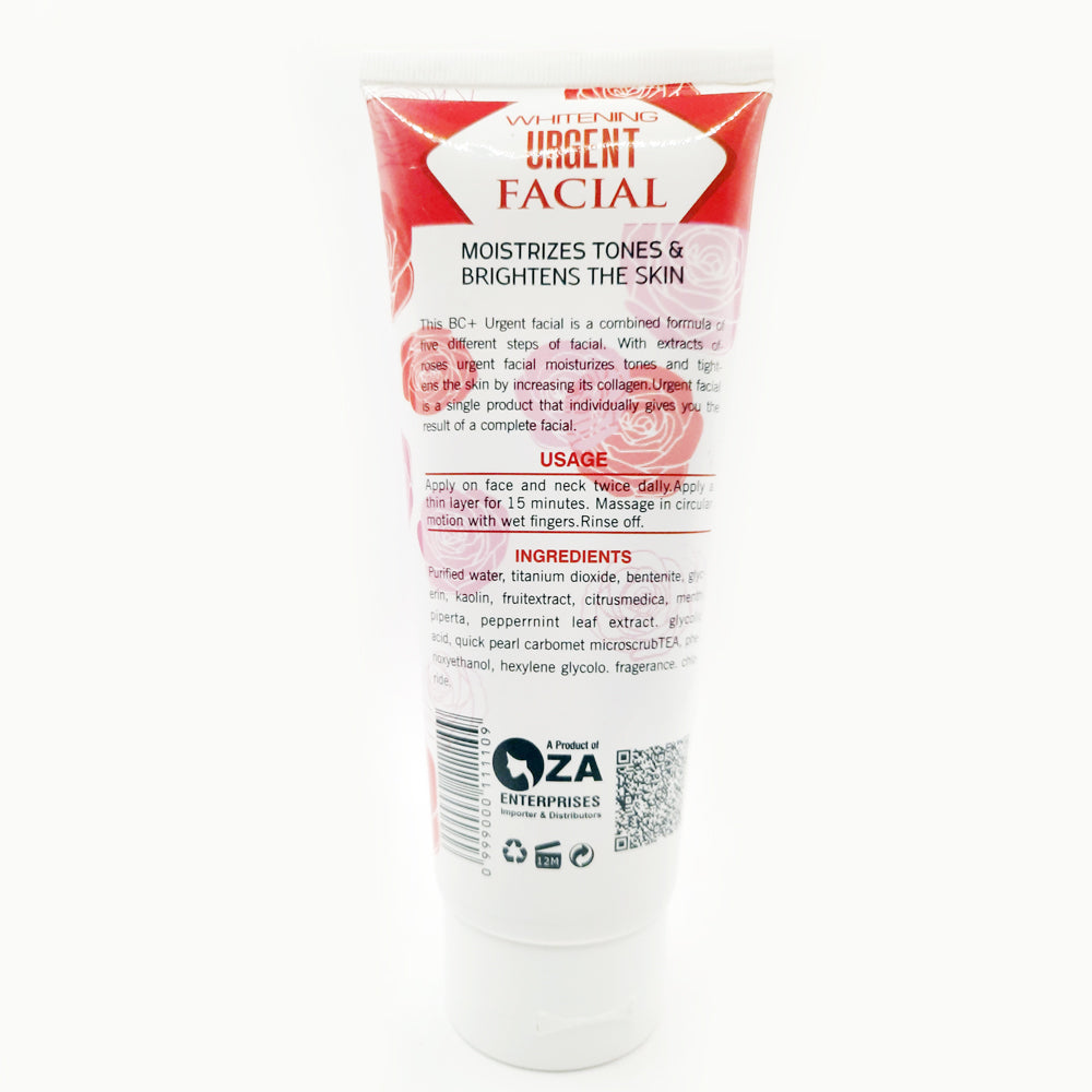 BC+ Whitening Urgent Facial 200 ML