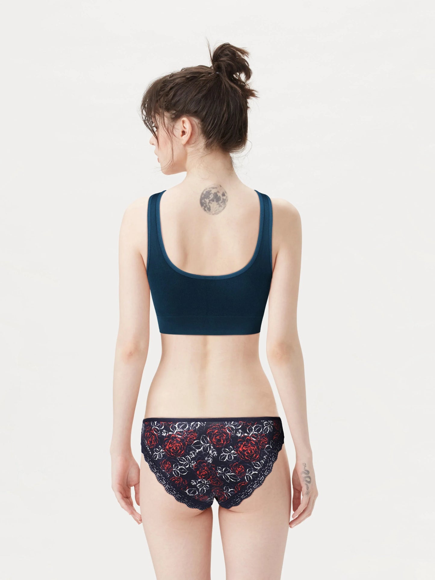 BLS Big Girl Non Wired And Padded Bra Navy Blue