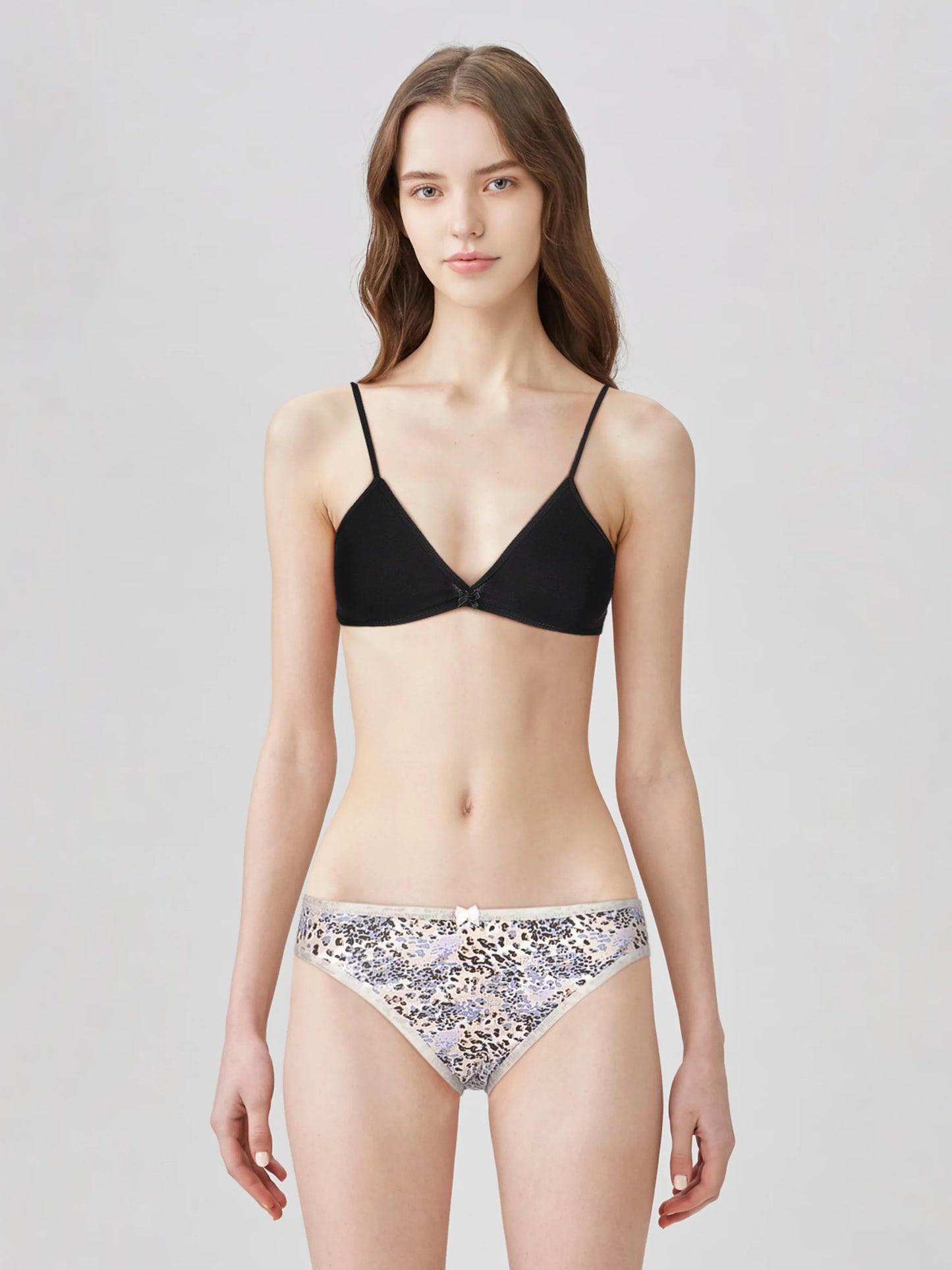 BLS Berna Non Padded Cotton Teen Bra Black