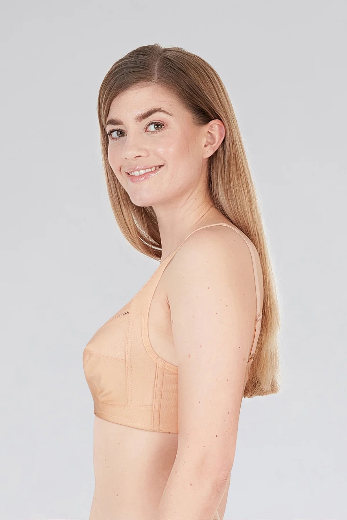 BLS  Cali Non Wired And Non Padded Cotton Bra  Skin