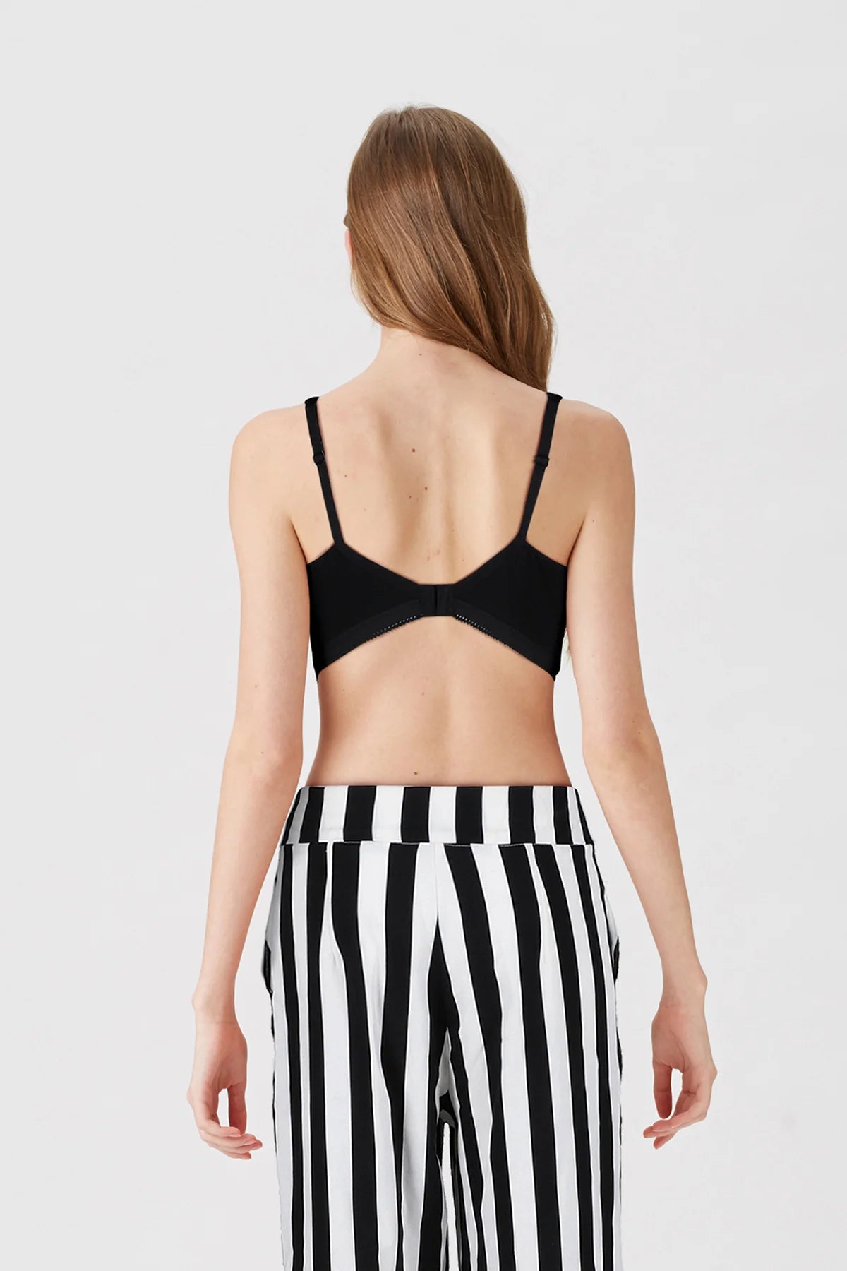 BLS Carole Non Wired And Non Padded Cotton Bra Black