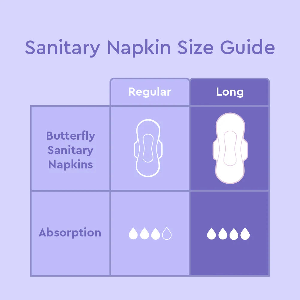 Besties by Butterfly Breathables Teens Long 8 Pcs