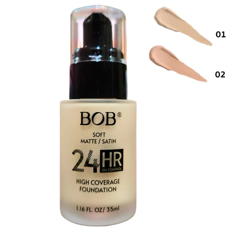 BOB Soft Matte Satin High Coverage Foundation 24 Hours