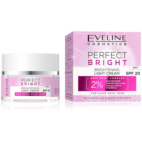 Eveline Brightening Light Cream SPF 20 Day Cream 50 ML