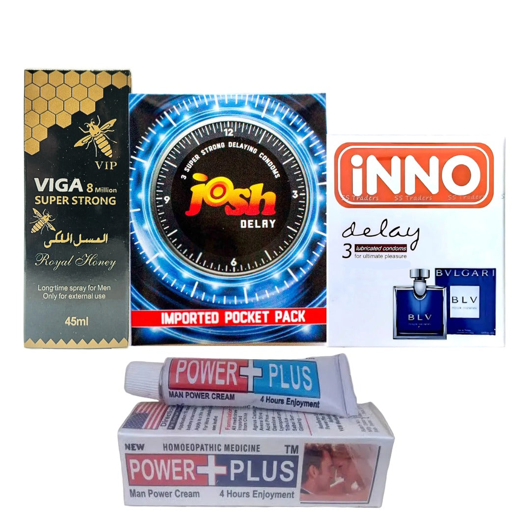 Josh Delay + Inno Delay + Viga 8 Million + Power Plus Delay Cream