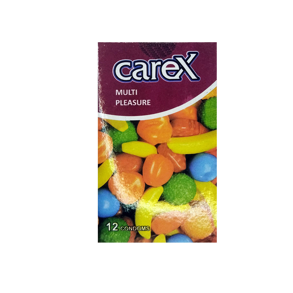 Carex Multi Pleasure Condoms Pack Of 12