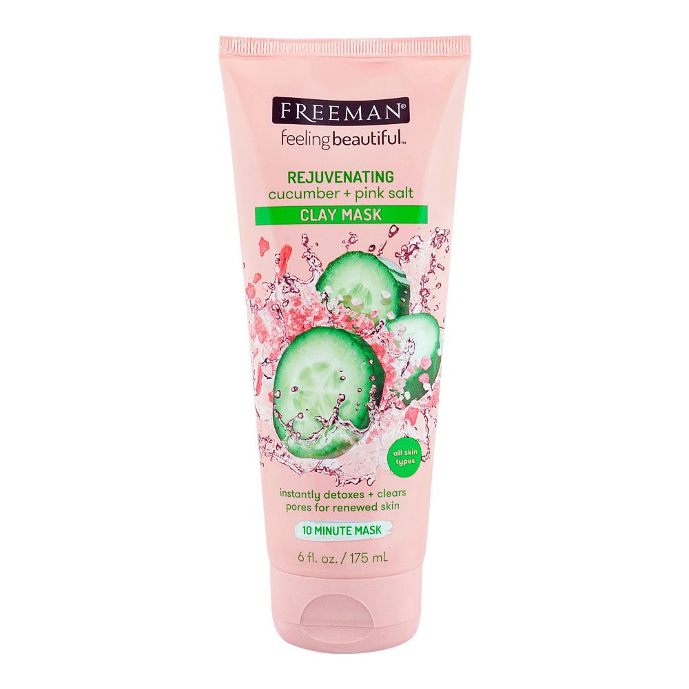 Freeman Rejuvenating Cucumber + Pink Salt Clay Mask 175 ML